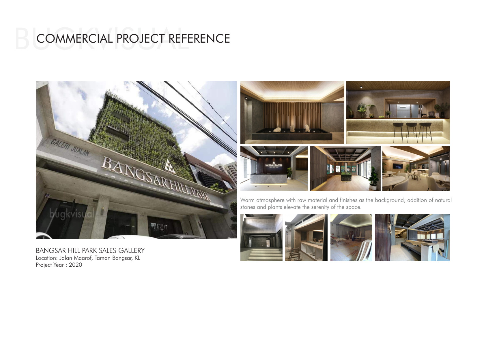Original company profile page 18: BANGSAR HILL PARK SALES GALLERY