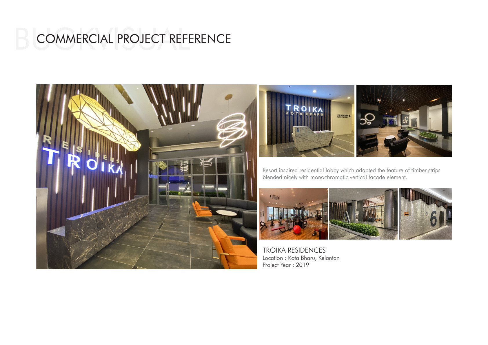 Original company profile page 23: TROIKA RESIDENCES