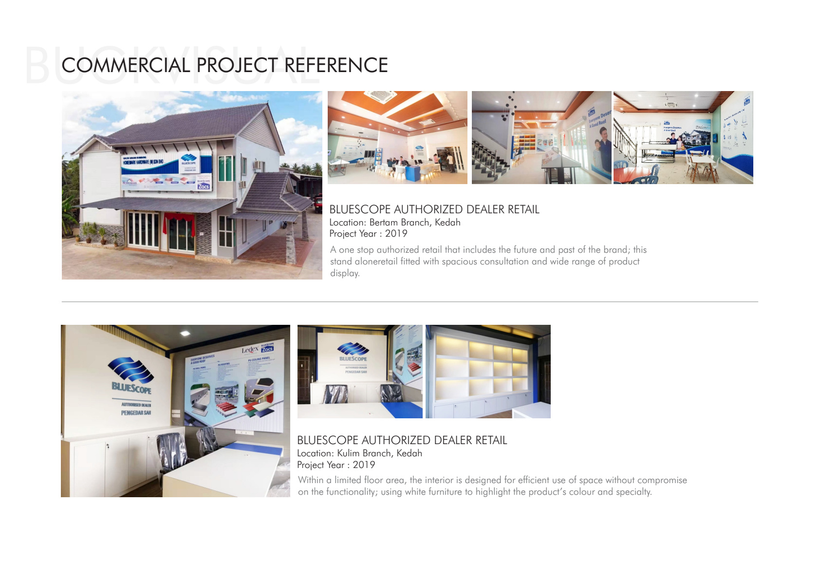 Original company profile page 30: BLUESCOPE AUTHORIZED DEALER RETAIL