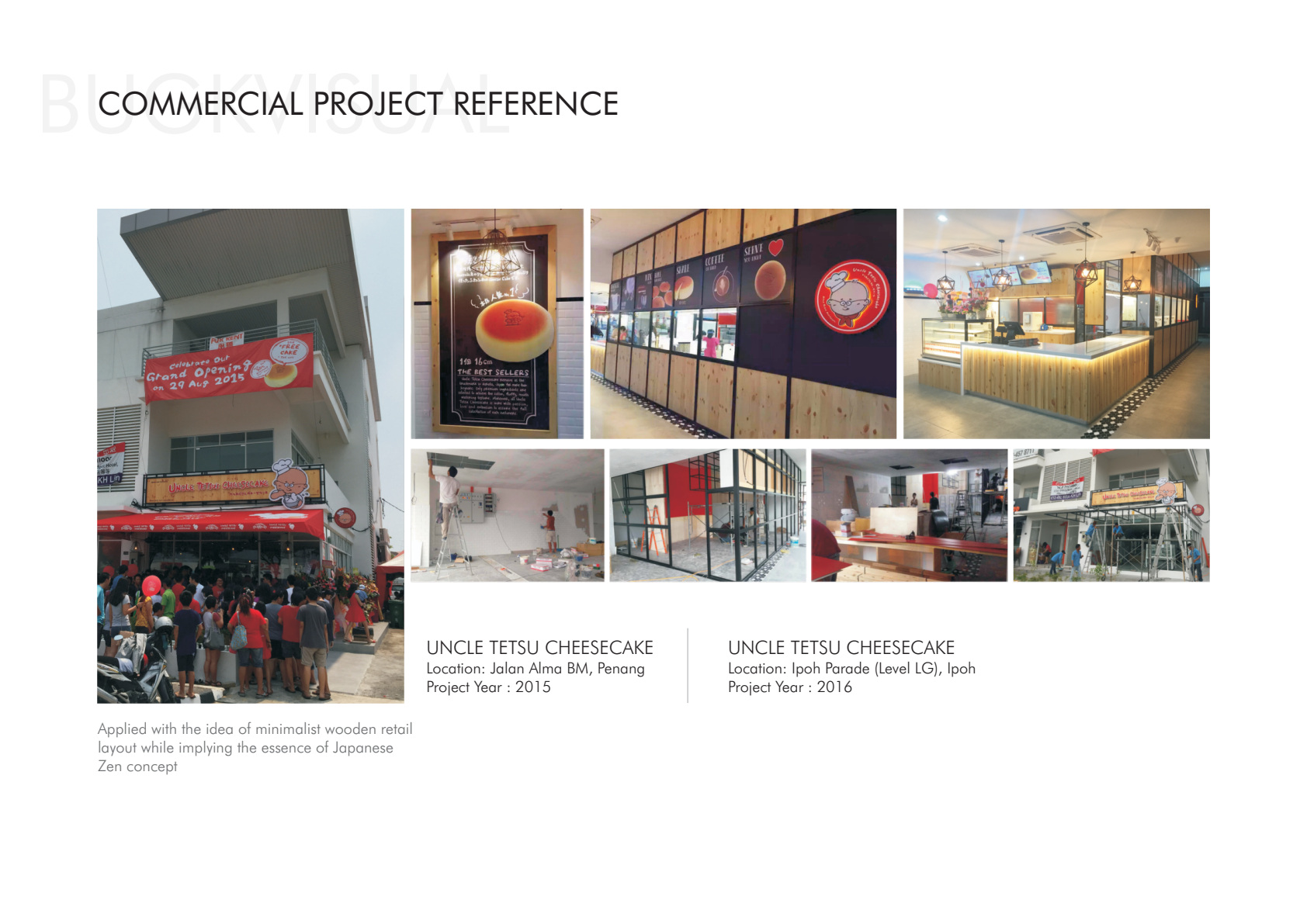 Original company profile page 34: UNCLE TETSU CHEESECAKE